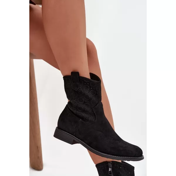  Pantofi de dama S.BARSKI HY52-530 NEGRU 