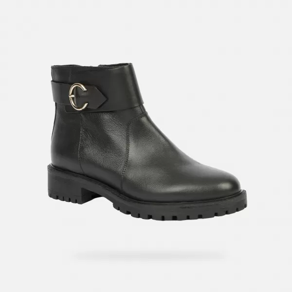  Botine de dama GEOX HOARA G004352 NEGRU 