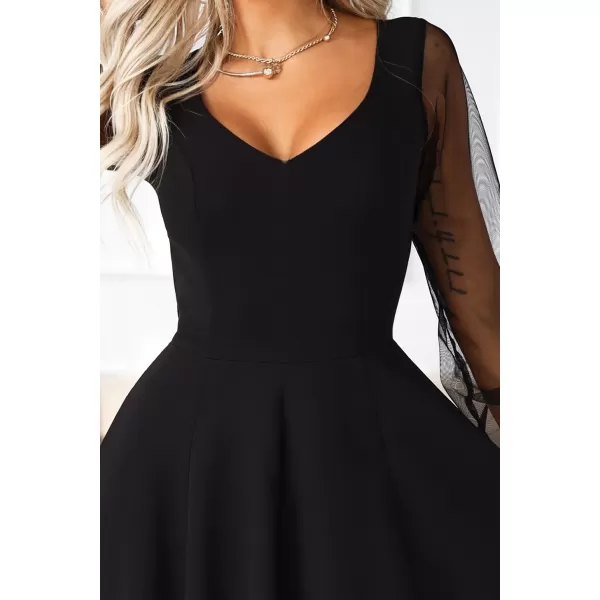  Rochie NUMOCO 640-2 NEGRU 