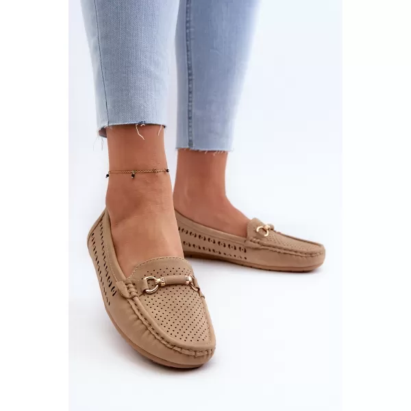  Mocasini de dama BOTO RASIRNA 31619 KAKI 