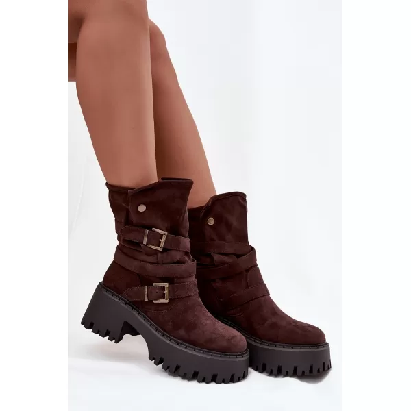  Pantofi de dama cu toc BOTO NERELISA 40379 MARO 