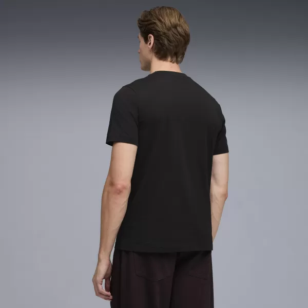  Tricou pentru bărbați PUMA GRAPHIC TEE 691777_01 PUMA NEGRU 