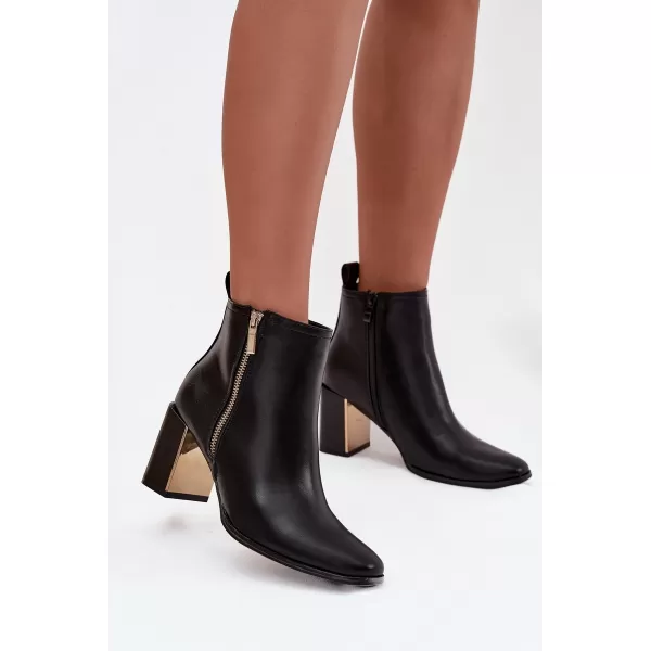  Pantofi de dama cu toc BOTO CAMILYN 40569 NEGRU 