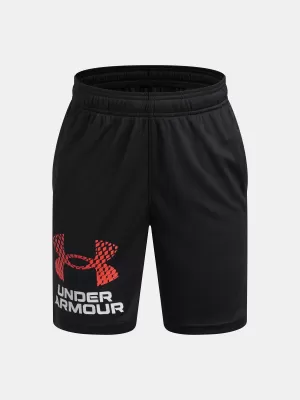 Pantaloni scurți pentru băieți UNDER ARMOUR TECH LOGO SHORTS 1383333-006 NEGRU