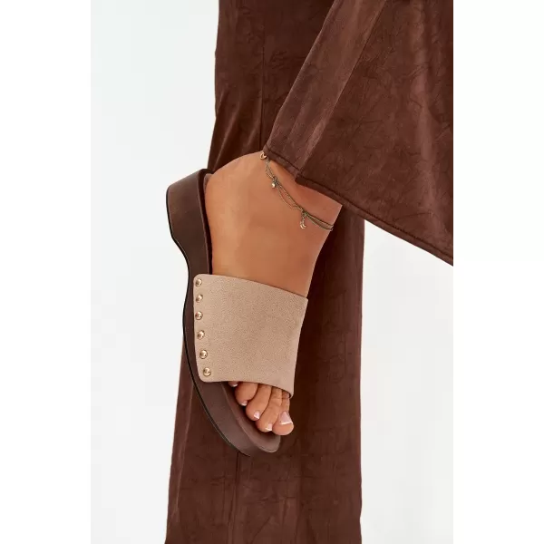  Papuci de damă BOTO FERINNA 41222 KAKI 