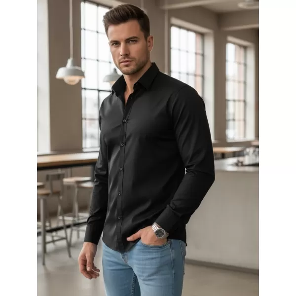  Cămașă pentru bărbați DSTREET DX2538 NEGRU 