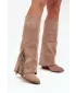 Pantofi de dama cu toc BOTO ZALIA 38568 KAKI