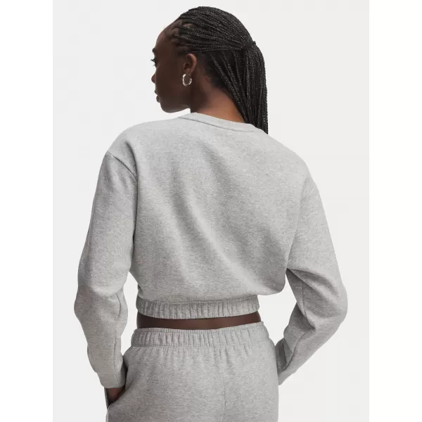  Hanorac de dama UNDER ARMOUR UA RIVAL FLEECE PIPED CREW 6007035-011 GRI 