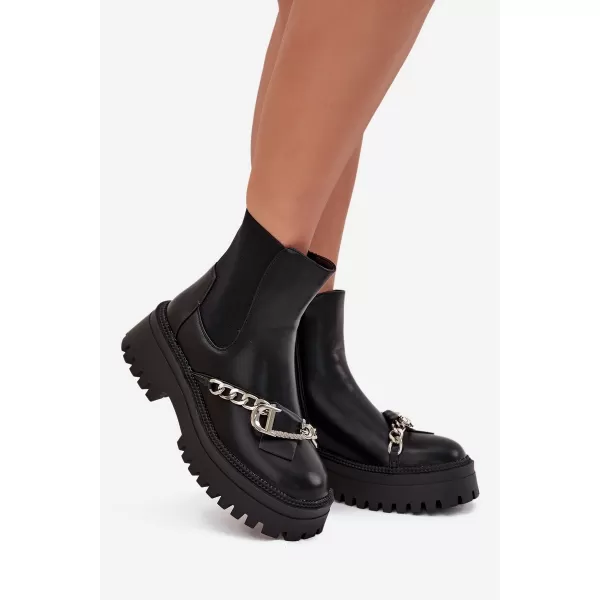  Pantofi de dama BOTO MARVELLA 38861 NEGRU 
