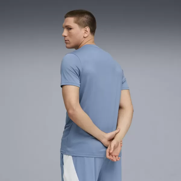  Tricou pentru bărbați PUMA M TAD ESS POLY TEXTURE TEE 527155-34 ALBASTRU RECE 