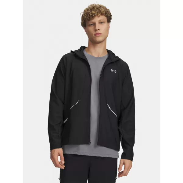  Jachetă pentru bărbați UNDER ARMOUR UA UNSTOPPABLE WOVEN JACKET NEGRU 