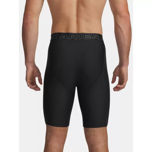  Boxeri pentru bărbați UNDER ARMOUR PERFORMANCE POUCH - SOLID 9IN - 2 6012561-001 NEGRU 