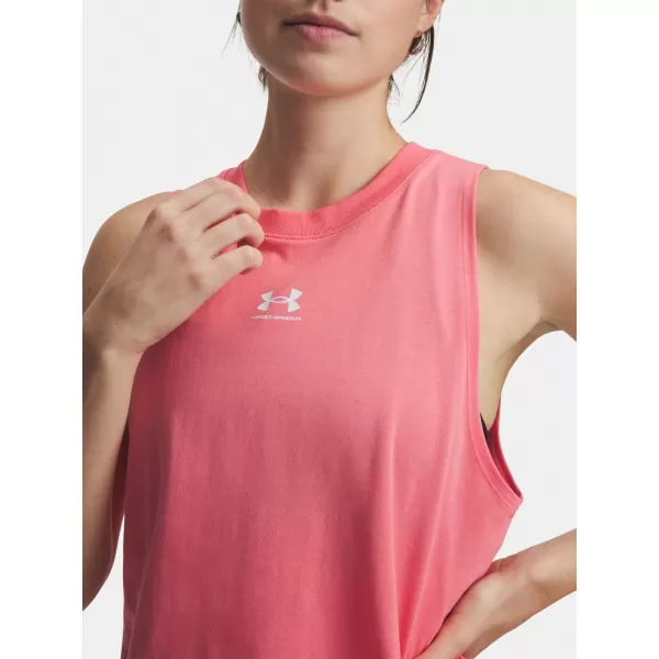  Maieu de damă UNDER ARMOUR UA RIVAL MUSCLE TANK 1383659-600 ROZ 