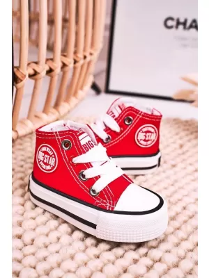 Adidasi copii BIG STAR HH374190 RED Pantofi Big Star