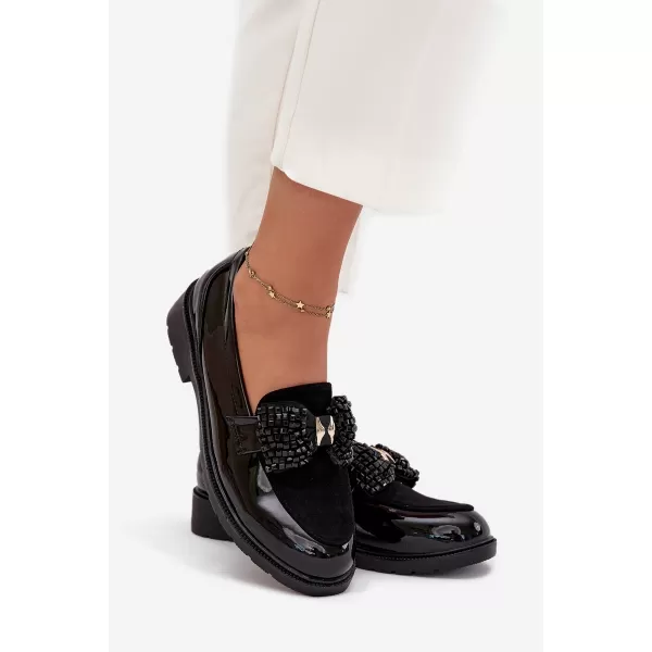  Mocasini de dama D&A HY51-319 NEGRU 