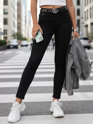 Pantaloni de dama DSTREET UY1932 NEGRU