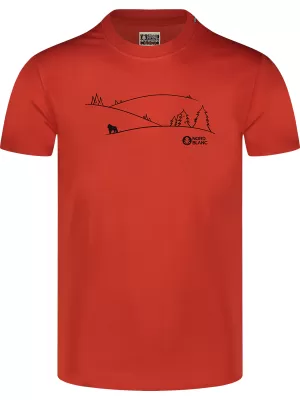 Tricou pentru bărbați NORDBLANC SUCCEED NBSMT8158 PORTOCALE