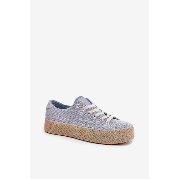  Adidași de damă LEE COOPER LCW-25-02-3284 ALBASTRU DESCHIS 