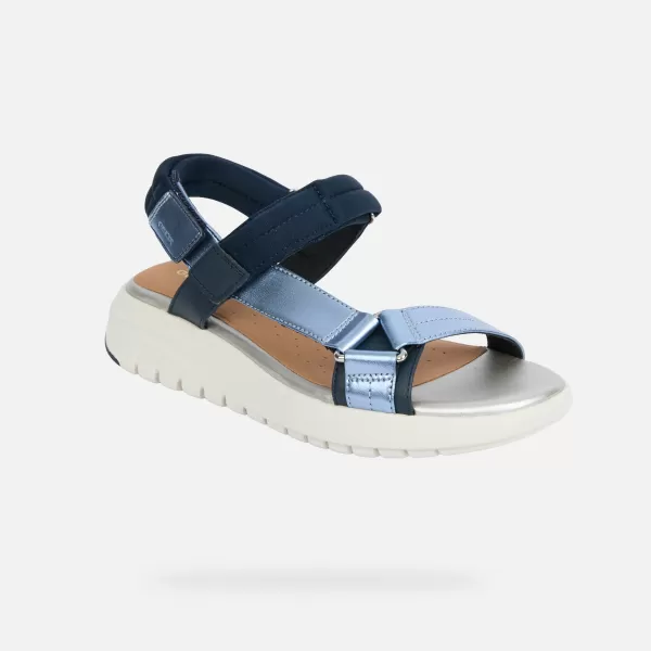  Sandale de dama GEOX FLEXTRIDE S G013068 ALBASTRU 