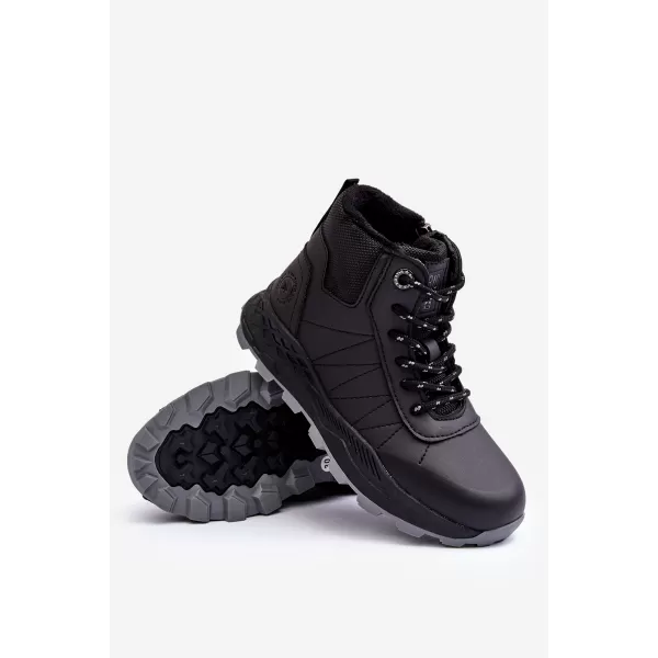  Pantofi de iarna copii BIG STAR MM374203 NEGRI Pantofi Big Star 