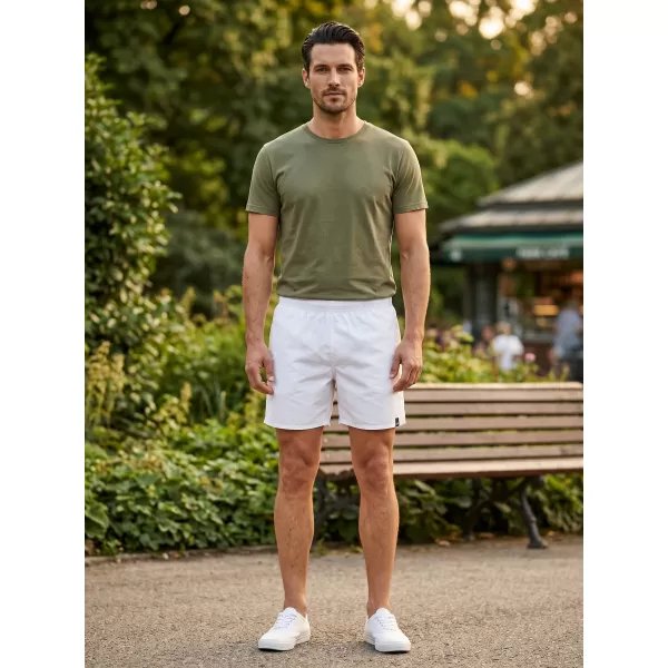  Pantaloni scurți pentru bărbați SAM 73 MS 704 ALB 