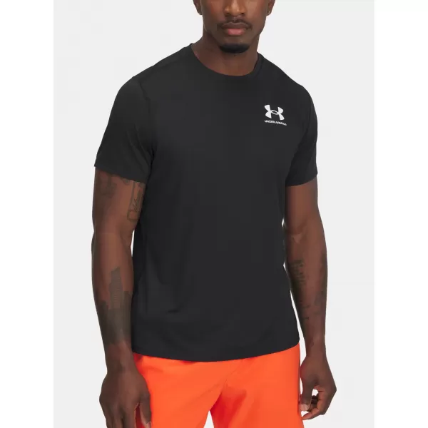  Tricou pentru bărbați UNDER ARMOUR HEATGEAR FITTED SS 6000939-001 NEGRU 