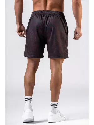 Pantaloni scurți de antrenament POWER 902 DARK BROWN CAMO Nebbia