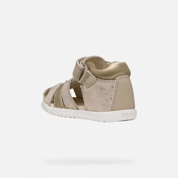  Primii pași fetelor GEOX SANDAL MACCHIA B254WB007NFC8560 BEJ 