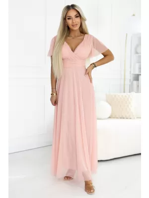 Rochie NUMOCO 635-7 PIERSICĂ