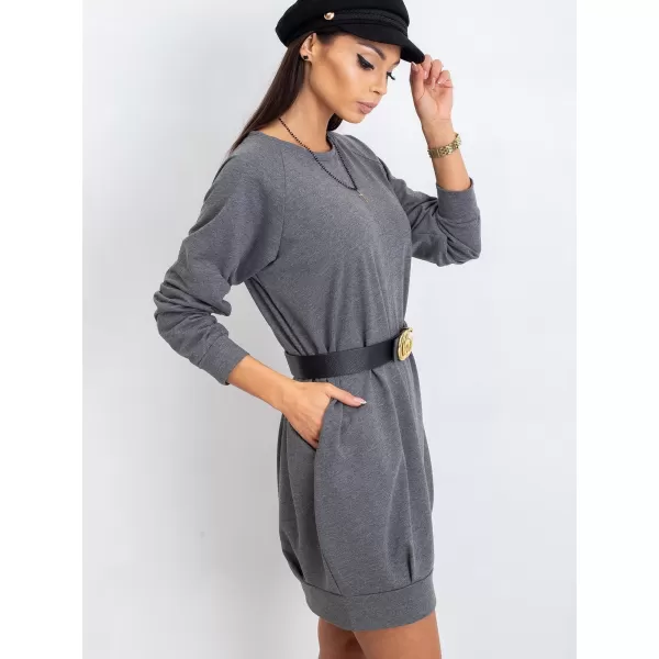  Rochie BASIC FEEL GOOD RV-TU-5184.93P GRI ÎNCHIS 