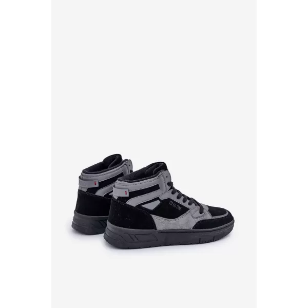  Adidași bărbați BIG STAR OO174303 BLACK Pantofi Big Star 