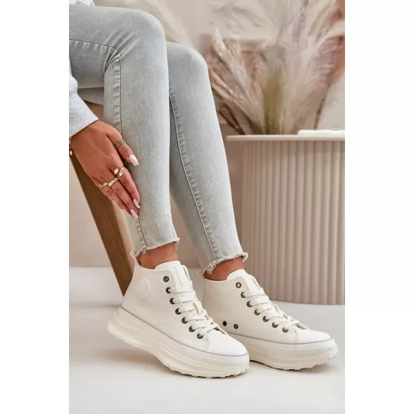  Adidași de damă BIG STAR OO274064 WHITE Pantofi Big Star 