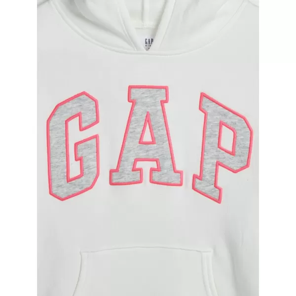  Hanorac pentru copii GAP PULLOVER LOGO HOODIE 849381-11 NOU ALB 