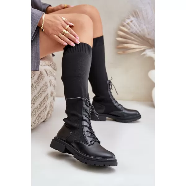  Cizme de dama BOTO IRANEL 34803 NEGRU 