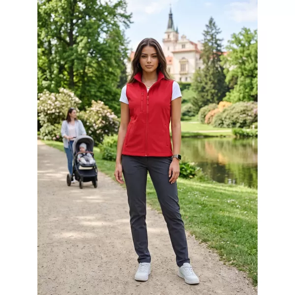  Vesta softshell dama ALTISPORT NoPrint NP/ALW965 ROŞU 