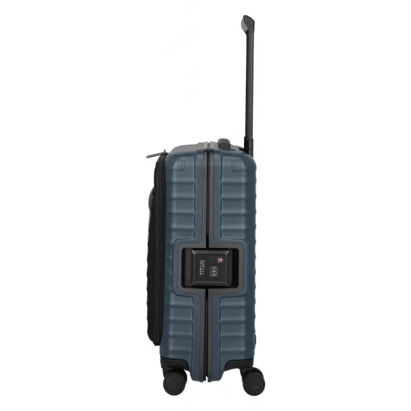  Valisa la bord TITAN Overseas S Front pocket ALBASTRU MIEZUL NOPȚII 
