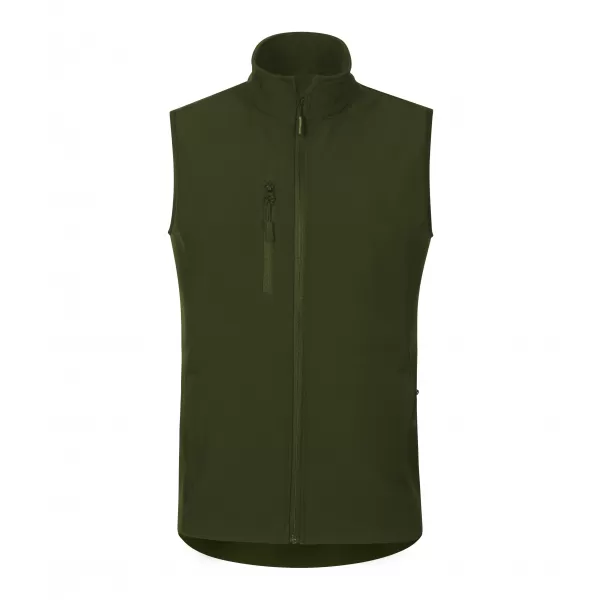  Vestă softshell pentru bărbați ALTISPORT NoPrint NP/ALM865 MILITAR 
