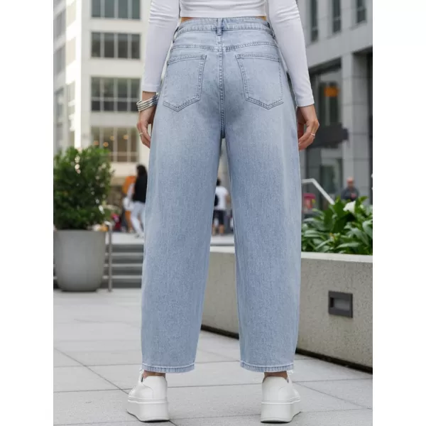  Pantaloni de dama DSTREET UY2934 ALBASTRU DESCHIS 