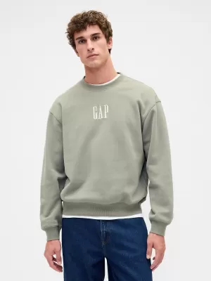 Hanorac pentru bărbați GAP CORP LOGO SWEATSHIRT 873445-02 VERDE MESCULEN