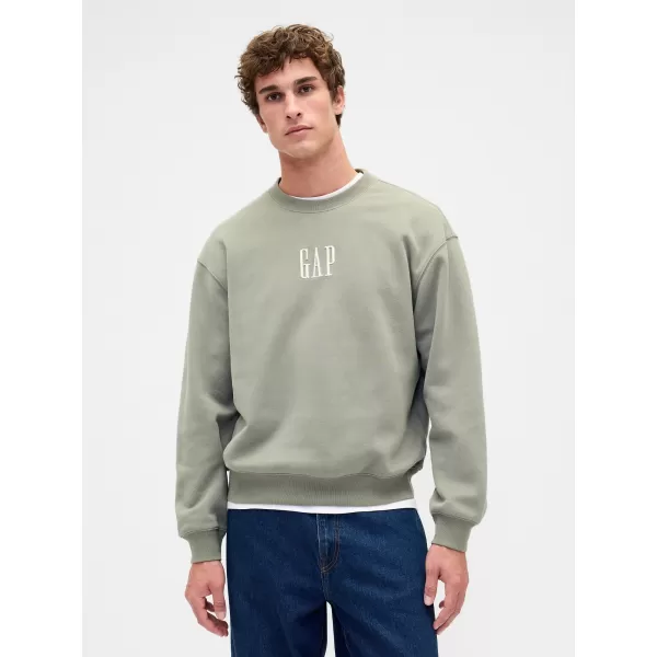  Hanorac pentru bărbați GAP CORP LOGO SWEATSHIRT 873445-02 VERDE MESCULEN 