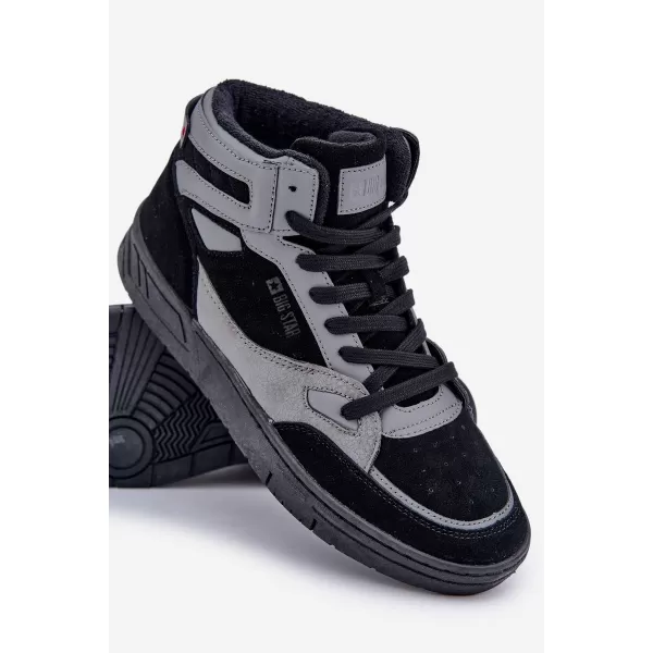  Adidași bărbați BIG STAR OO174303 BLACK Pantofi Big Star 