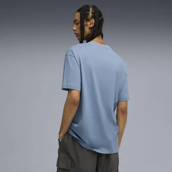  Tricou pentru bărbați PUMA GRAPHIC WORLD TOUR TEE 632112-34 ALBASTRU RECE 