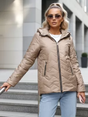 Geaca de dama DSTREET TY5609 CARAMEL