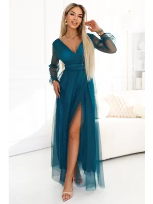 Rochie NUMOCO 664-2 VERDE STICLA