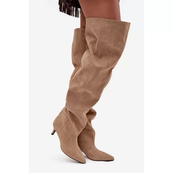  Cizme de dama BOTO YSOLIENNE 39874 KAKI 