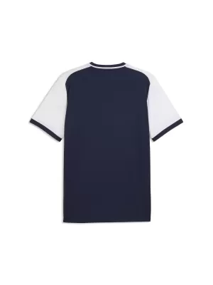 Tricou funcțional pentru bărbați PUMA TEAMLIGA26 MATCHDAY JERSEY 706544_06 PUMA NAVY/PUMA ALB