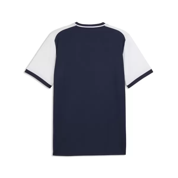  Tricou funcțional pentru bărbați PUMA TEAMLIGA26 MATCHDAY JERSEY 706544_06 PUMA NAVY/PUMA ALB 