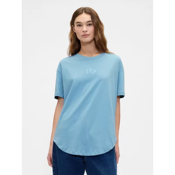 Tricou pentru femei GAP LOGO TEE 407990-10 PIATRA ALBASTRA 