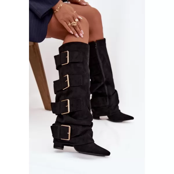  Cizme de dama BOTO ISAVELLE 39162 NEGRU 