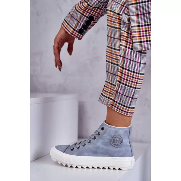  Adidași de damă BIG STAR EE274115 ALBASTRU DESCHIS Pantofi Big Star 